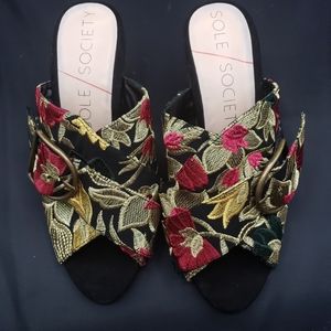 Sole Society heeled mule size 9